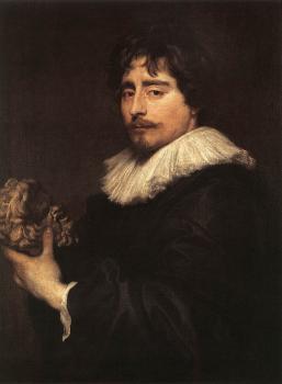 Anthony Van Dyck : Portrait of the Sculptor Duquesnoy